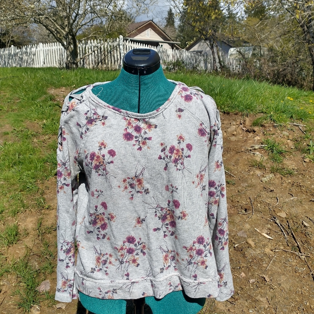 Floral sweater
